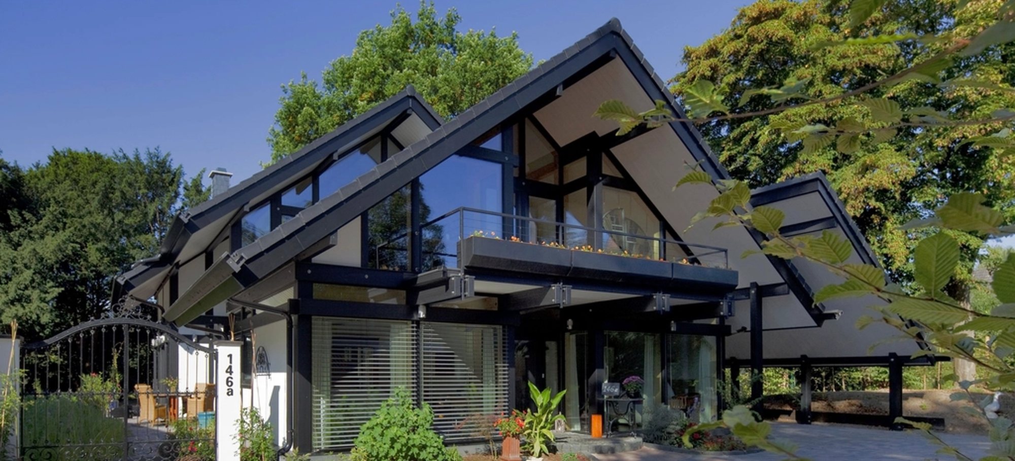 A modern house on a wooded lot in Simcoe County