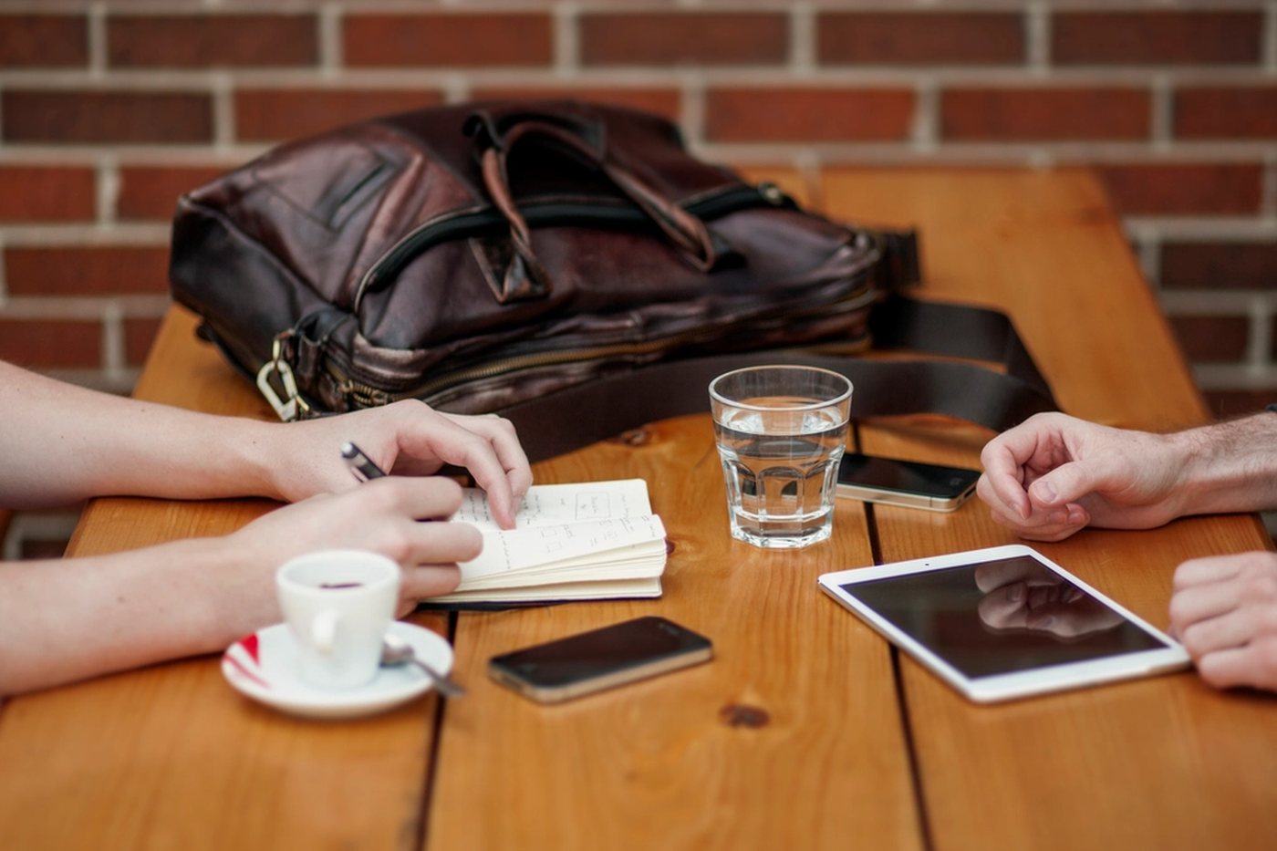 A consultation in progress